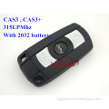 Smart key 3 button 315LPMhz CR2032 for BMW 1 3 5series CAS3 CAS3+ system